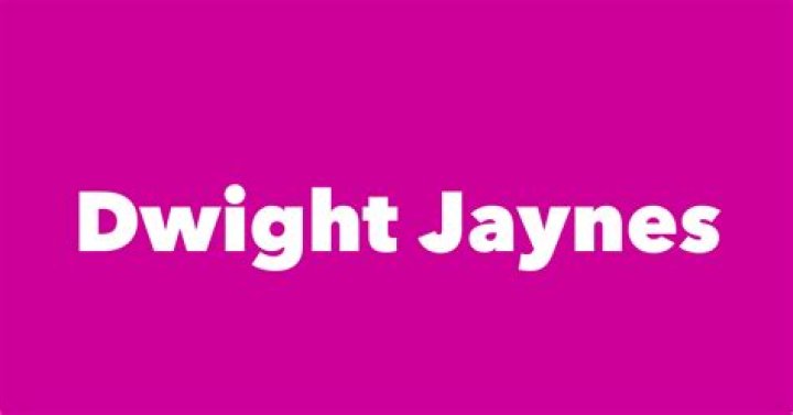 Dwight Jaynes Net Worth, Income, Salary, Earnings, Biography