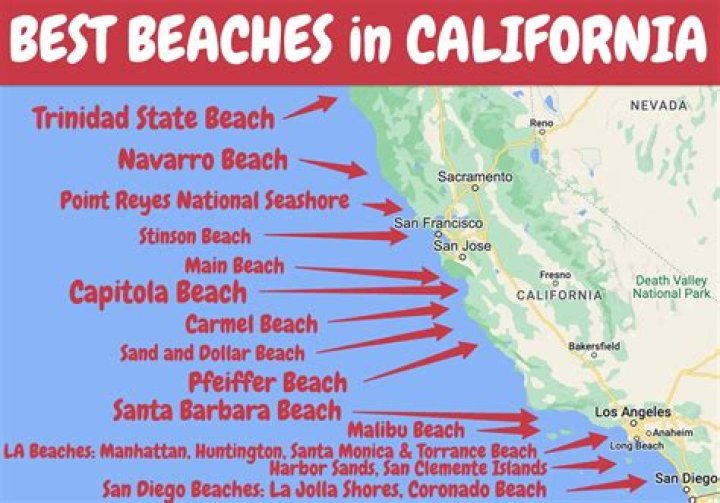 How far is the beach from ontario california