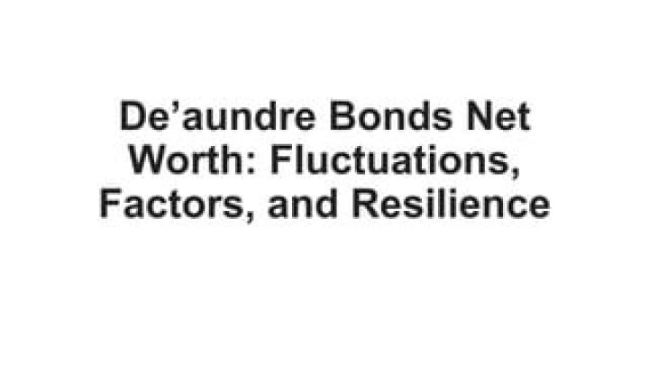 How Much Money Does De’Aundre Bonds Make? Latest De’Aundre Bonds Net Worth Income Salary