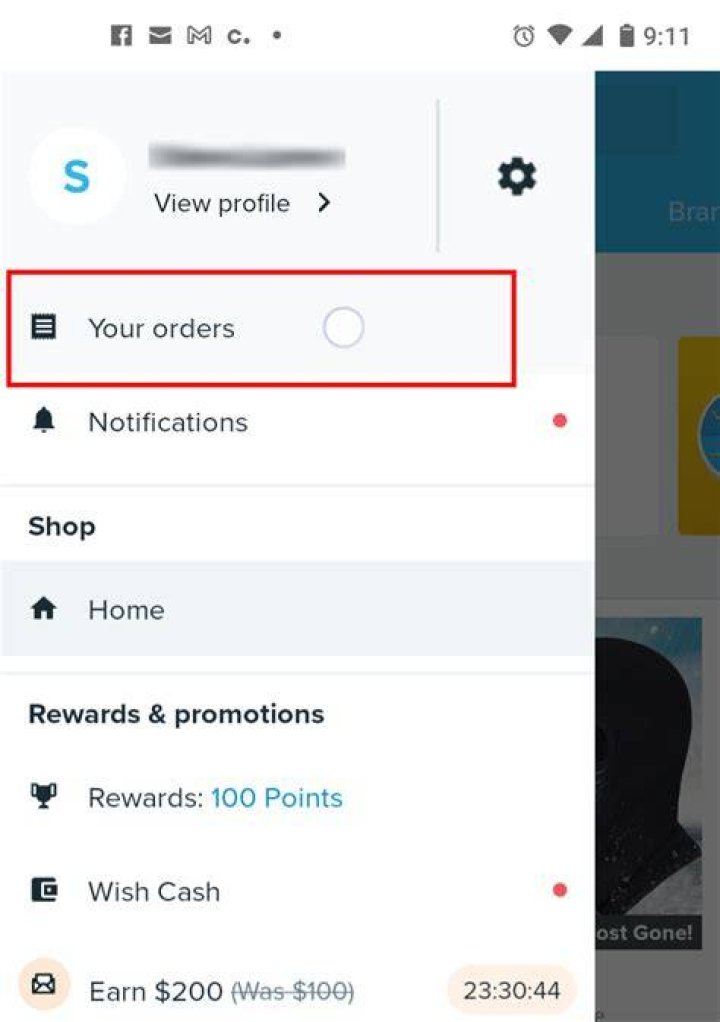 How to cancel order on wish