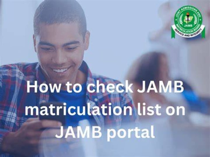 How to Check JAMB Matriculation List