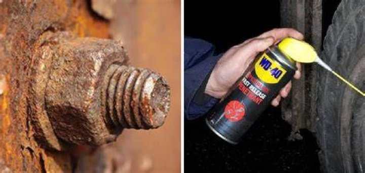 How to clean rusty bolts