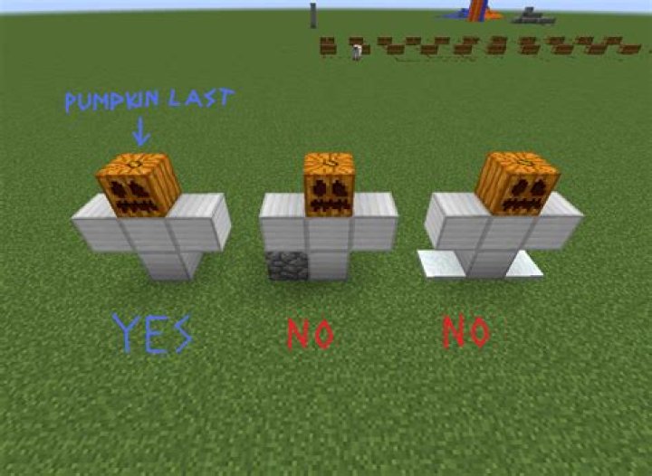 How to create iron golem