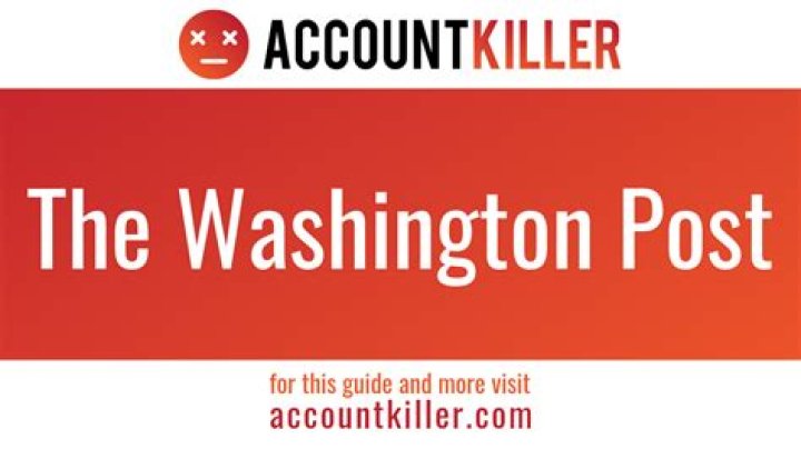 How to delete your Washington Post account