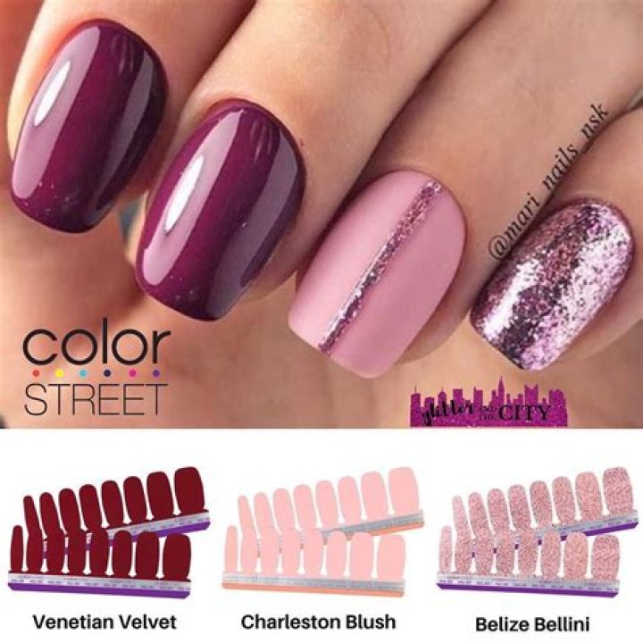 How to get color street nails off