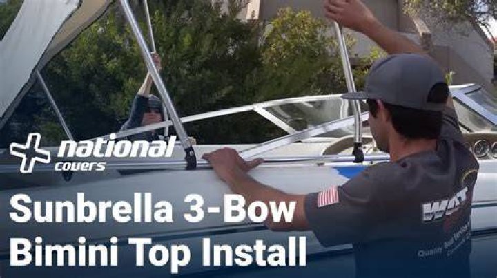 How to install a bimini top