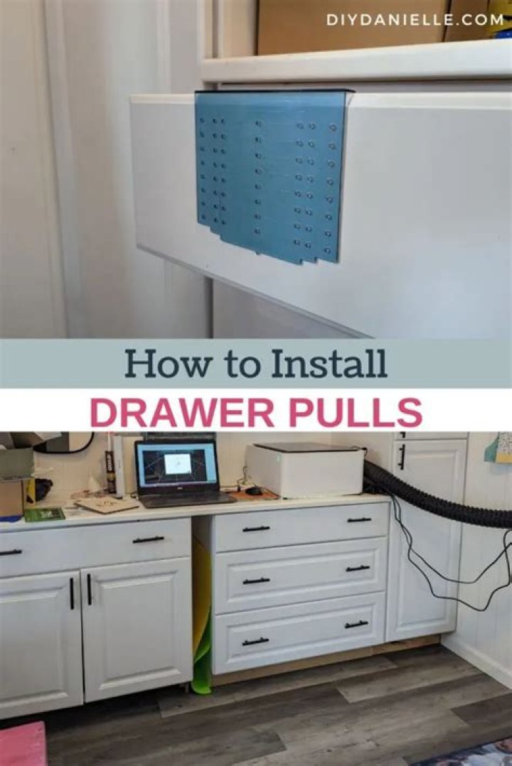 How to install drawer pulls
