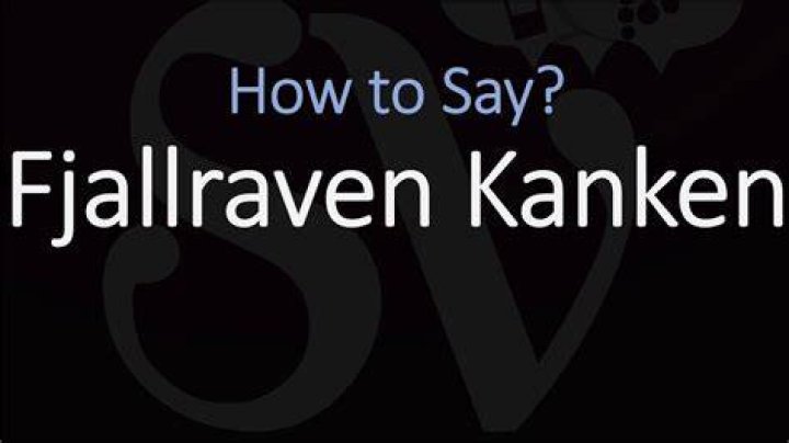 How to pronounce fjallraven kanken
