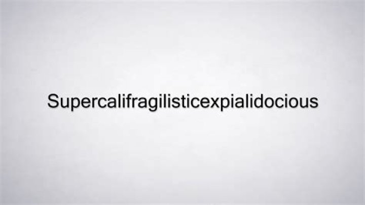 How to pronounce supercalifragilisticexpialidocious