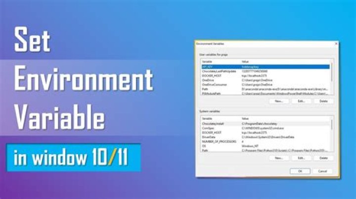 How to set environment variable in windows