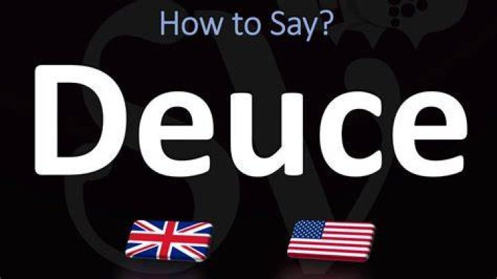 How to spell deuce