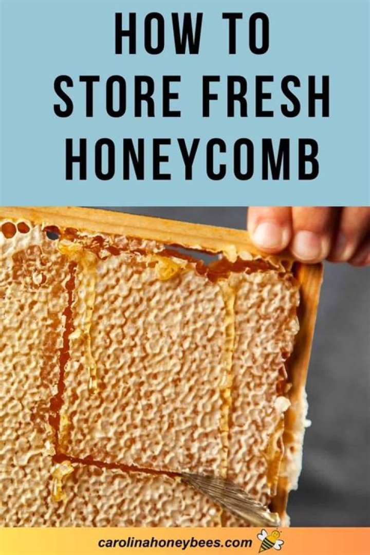 How to store fresh honeycomb