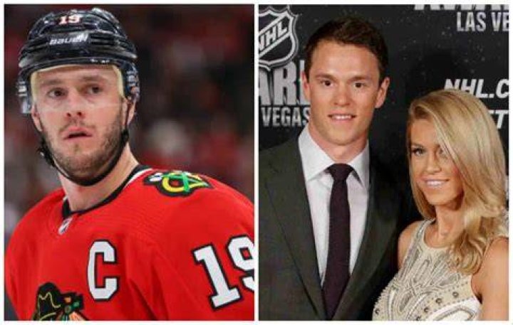 Jonathan Toews Baby With His Wife To Be Lindsey Vecchione