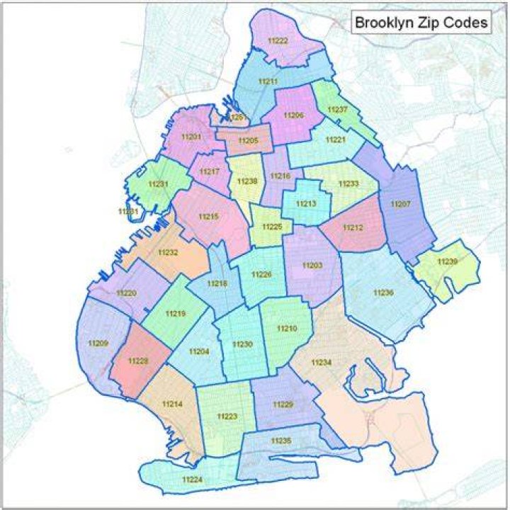 List of Brooklyn Postal Codes and Zip Codes
