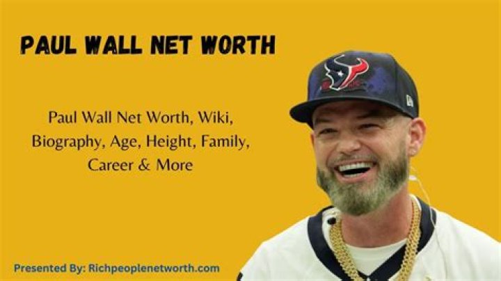 Paul Wall Net Worth: What’s His Worth? Lifestyle And Career Highlights