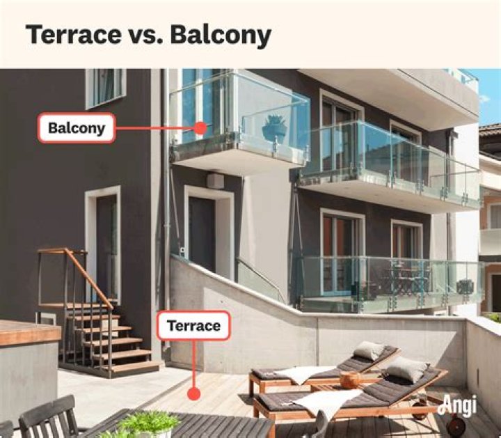 Whats the difference between a terrace and a veranda
